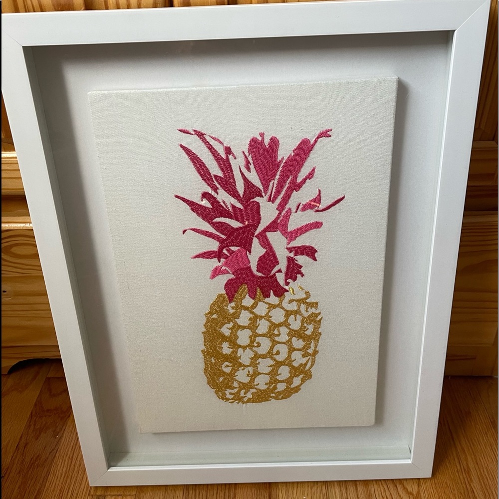 Pineapple framed Print
